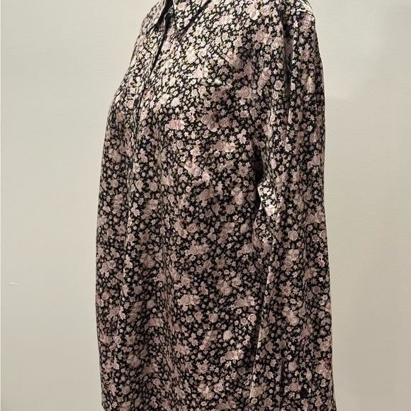 Chaps Women’s Long Sleeve Button Down Floral Pattern Shirt Size 1X - Picture 3 of 6